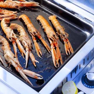 Griddled langoustines Griddled langoustines