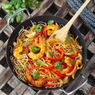 Pad Thai with prawns Pad Thai with prawns