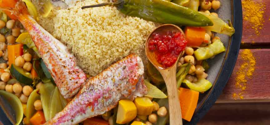 Easy fish couscous