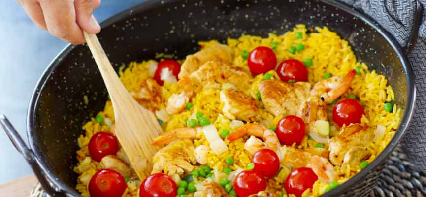 Quick and easy paella Quick and easy paella