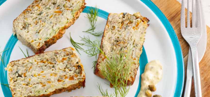 Whiting and vegetable terrine Whiting and vegetable terrine