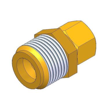 Adaptateur tube 8 mm F vers G 1-2 M